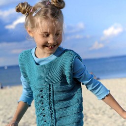 Бирюзовая туника для девочки