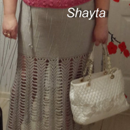 Вязаная юбка крючком от Shayta.Авторская работа.