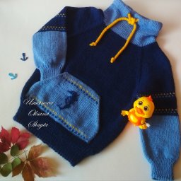 Свитер "Морской" от Усмановой Оксаны(Shayta).