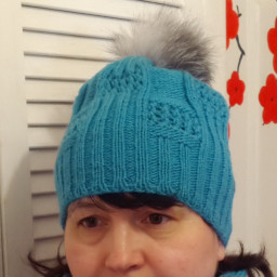 Авторский комплект Дворики спицами от Shayta.