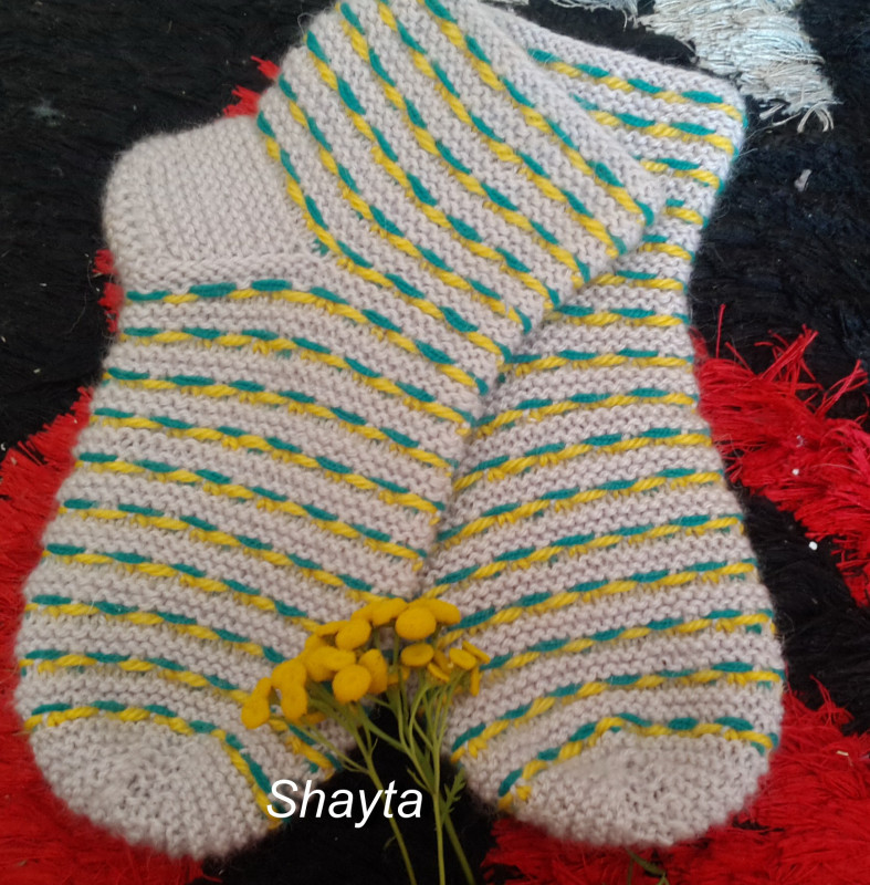 Утепляем ножки...Носочки от Shayta.