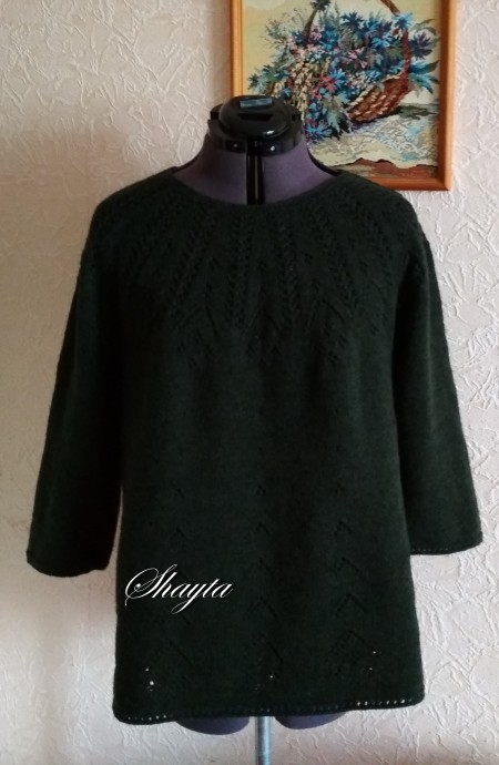 Джемпер "Тимия",с круглой кокеткой от Shayta. Джемпер "Тимия",с круглой кокеткой от Shayta.