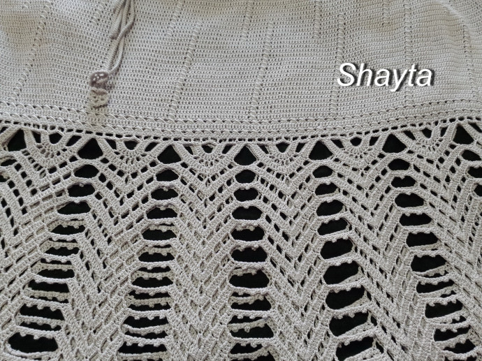 Вязаная юбка крючком от Shayta.Авторская работа.