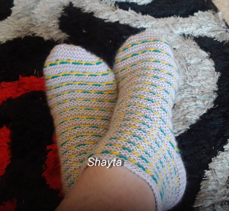 Утепляем ножки...Носочки от Shayta.