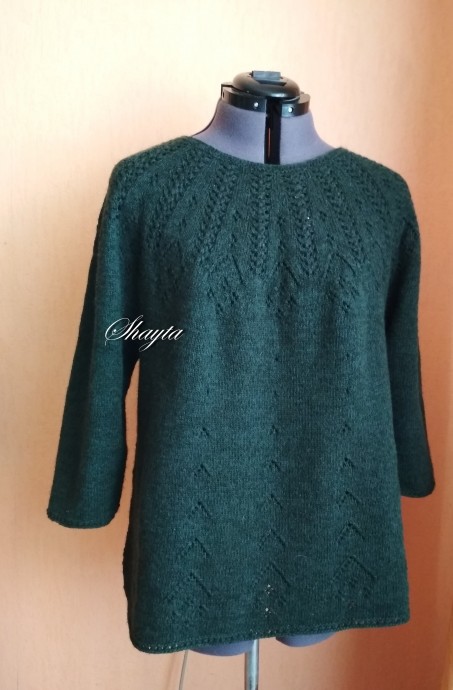 Джемпер "Тимия",с круглой кокеткой от Shayta. Джемпер "Тимия",с круглой кокеткой от Shayta.