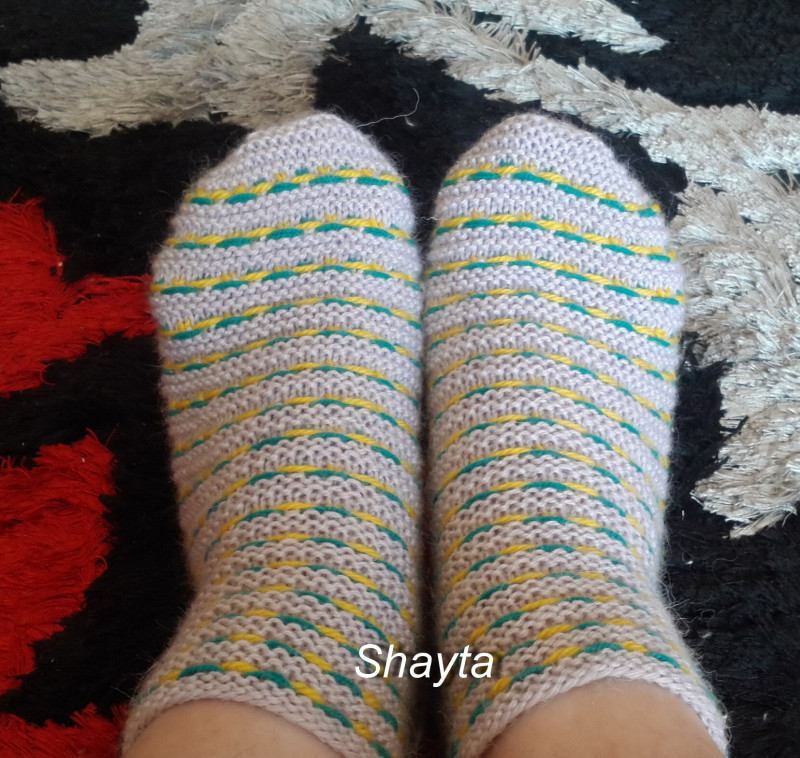 Утепляем ножки...Носочки от Shayta.
