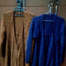 Связала для подруги ажурный жакет с угловыми полями