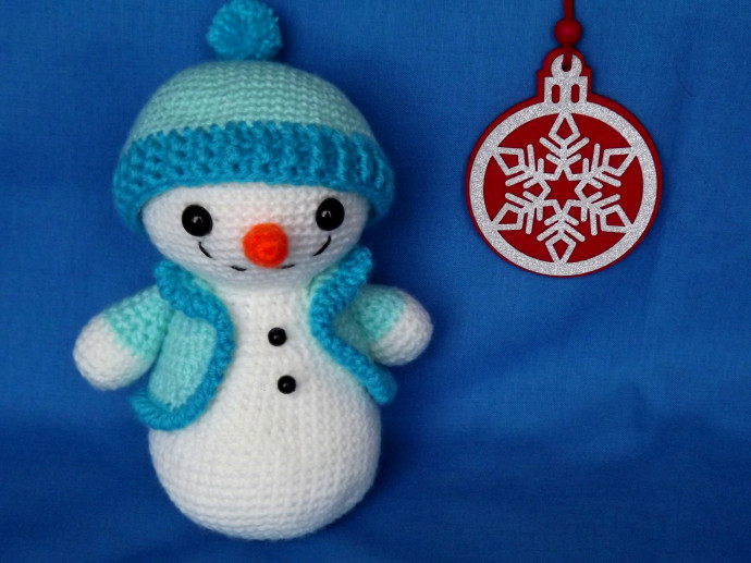 Снеговичок готов к конкурсу!