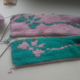 Детский плед "Мишка с сердечками"