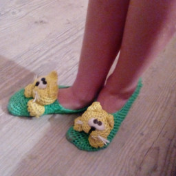 Тапочки из полиэтиленовых пакетов