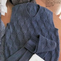 Мужской жилет и шарф