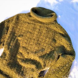 Ажурный свитер спицами