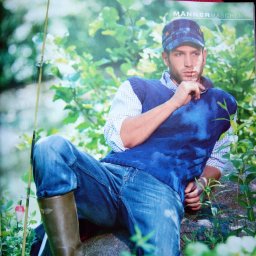 Мужской жилет с ромбами