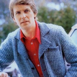 Мужской жакет спицами