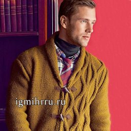 Мужской жакет с duffles