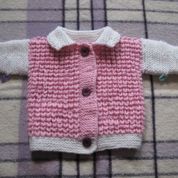 кофточка для новорожденной