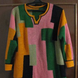 Пуловер крючком