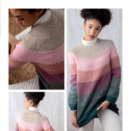 Пуловер спицами.