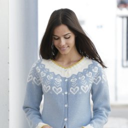 Жакет спицами от Дропс.