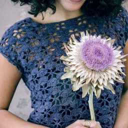 Топ крючком.