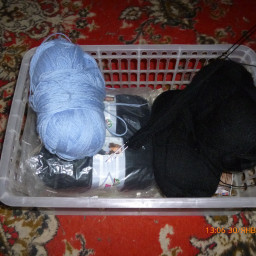 Организация места для вязания