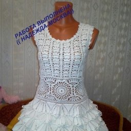 Платье крючком