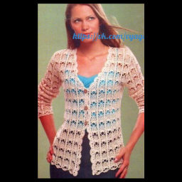 Ажурный жакет