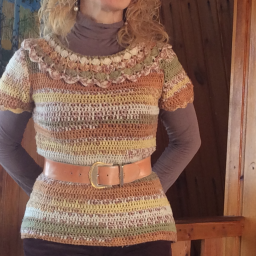 Джемпер с коротким рукавом