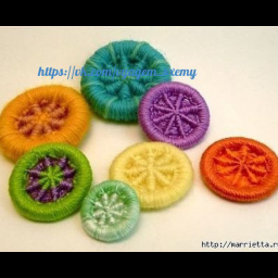 Пуговицы для вязанных изделий