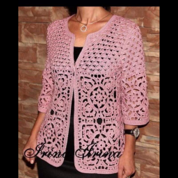 Жакет"Розовая дымка"