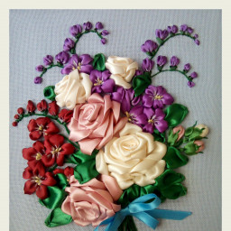 Вышивка лентами