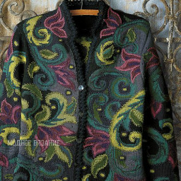 Интересное вязание интарсия.