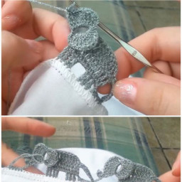 Слоники крючком