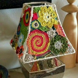 Вязаные лампы...