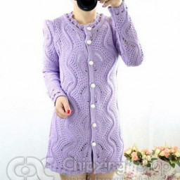 Затейливый зигзаг. Красивый узор для вязания.