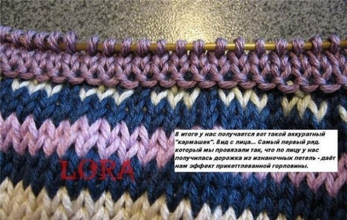 Ложная кетлевка горловины - мастер класс от LORA Ложная кетлевка горловины - мастер класс от LORA