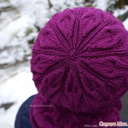 Шапка и снуд "Tulpen"