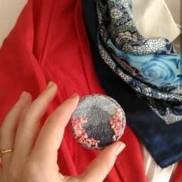 Брошь "Сакура"