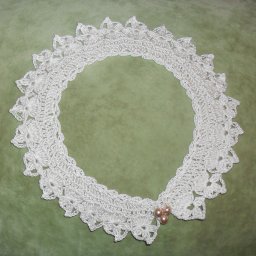 Винтажный воротник, связанный крючком