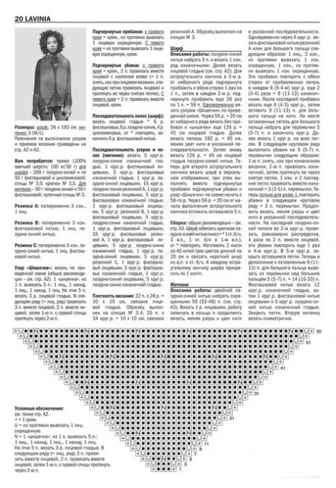 Яркие, немного этнические митенки и шарф Яркие, немного этнические митенки и шарф