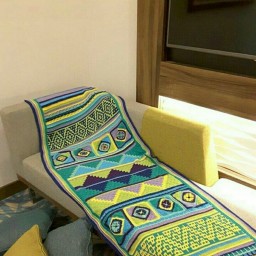 Этнические расцветки в вязании