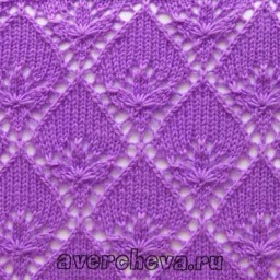 Узор "Трилистник в ромбах"