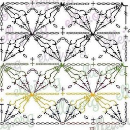 Подборка узоров крючком