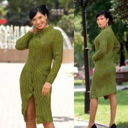 Красивое асимметричное платье