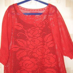 Туника "Красные розы"