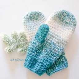 Варежки крючком