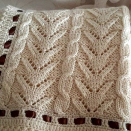 Красивый узор для пледа