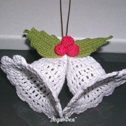 Колокольчики, вязанные крючком