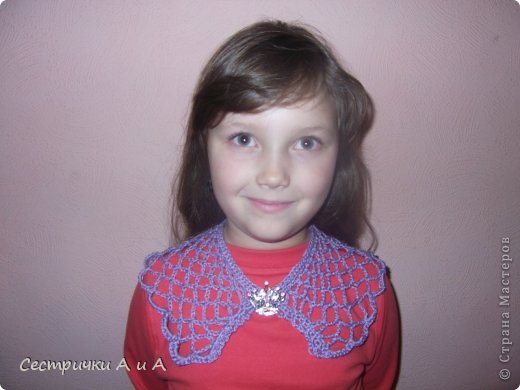 Сиреневый ажур . (  юный мастер 8 лет! )