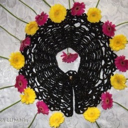 Звёздное небо . Воротничок из воздушных петелек